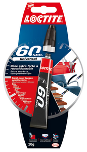 C2492 LOCTITE COLLE MULTI-USAGES 60SEC TRANSPARENT 20G