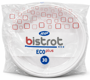 C2498 LOT DE 30 ASSIETTES CREUSES BLANCHES 30 X 22 CM