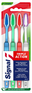 C2291/2 SIGNAL BROSSE A DENT TRIPLE ACTION SOUPLE PAR 4