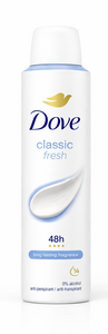 C1710/12 DOVE DÉODORANT EN SPRAY CLASSIC FRESH 200ML