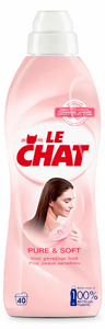 C2509 LE CHAT ADOUCISSANT PURE & SOFT 40 LAVAGES - 880 ML