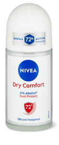 C1765/18 NIVEA DÉODORANT ROLL-ON FOR WOMEN DRY COMFORT 50ML