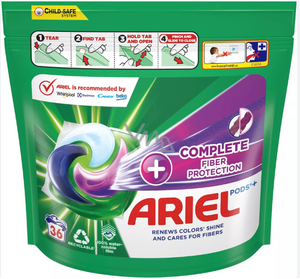 C2072/19 ARIEL PODS EXTRA FIBRE PROTECTION - 36 LAVAGES