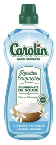 C2517/3 CAROLIN NETTOYANT MÉNAGER MULTI-SURFACES BICARBONATE FLEURS DE CITRONNIER 1L