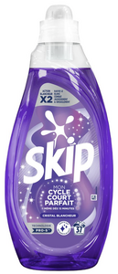 C2536/2 SKIP LESSIVE CRISTALE BLANCHEUR PROTECT CYCLE COURT 37 LAVAGES 1,480ML
