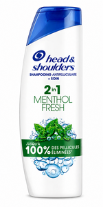 C2548/2 SHAMPOING HEAD & SHOULDERS 2 EN 1 MENTHE FRAÎCHE 300 ML