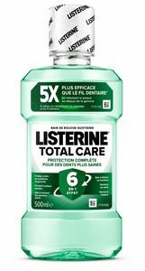 C2543/2 LISTERINE BAIN DE BOUCHE PROTECTION GENCIVES 6 EN 1 TOTAL CARE 500 ML
