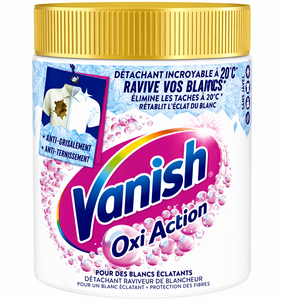 C2553 VANISH POUDRE OXI ADVANCE MULTI POWER DÉTACHANTE POUR LE LINGE BLANC 470 GR