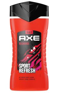 C2530 AXE GEL DOUCHE RECHARGE HOMME CORPS VISAGE CHEVEUX BARBE FRAICHEUR MENTHE ARCTIQUE EPICES SPORT REFRESH 400ML