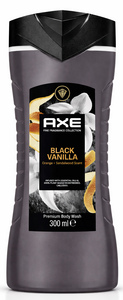 C1849/17 AXE GEL DOUCHE BLACK VANILLE 300ML