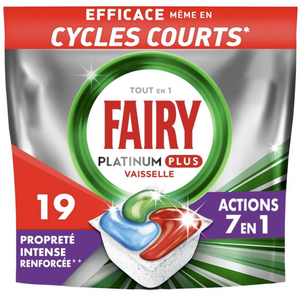 C2545 FAIRY TABLETTE MACHINE ACTIONS 7 IN 1 PLATINIUM PLUS 19 TABLETTES