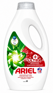 C2324/4 ARIEL LESSIVE LIQUIDE ULTRA+ 18 LAVAGES 810 ML