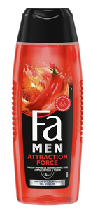 C201/65 FA MEN - GEL DOUCHE 3 EN 1 ATTRACTION FORCE CORPS CHEVEUX ET VISAGE 250ML FR