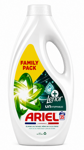 C2572/2 ARIEL LESSIVE LIQUIDE TOUCH OF LENOR UNSTOPPABLES 35 LAVAGES 1.575L