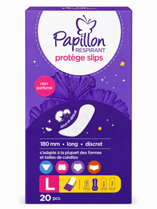 C2590 PAPILLON PROTEGE SLIPS RESPIRANT 20PCS